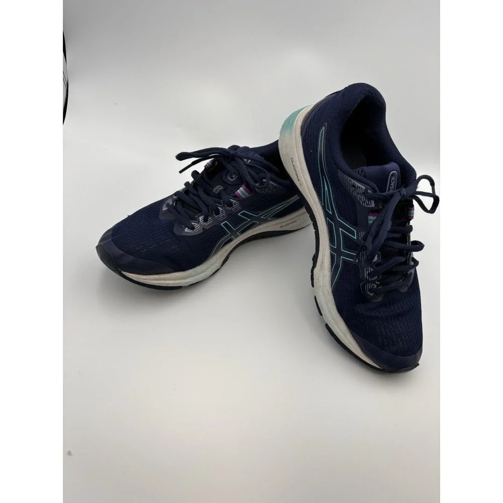 ASICS GT-1000 Women's Running Shoes Size 9 Navy Teal FlyteFoam 1012A460